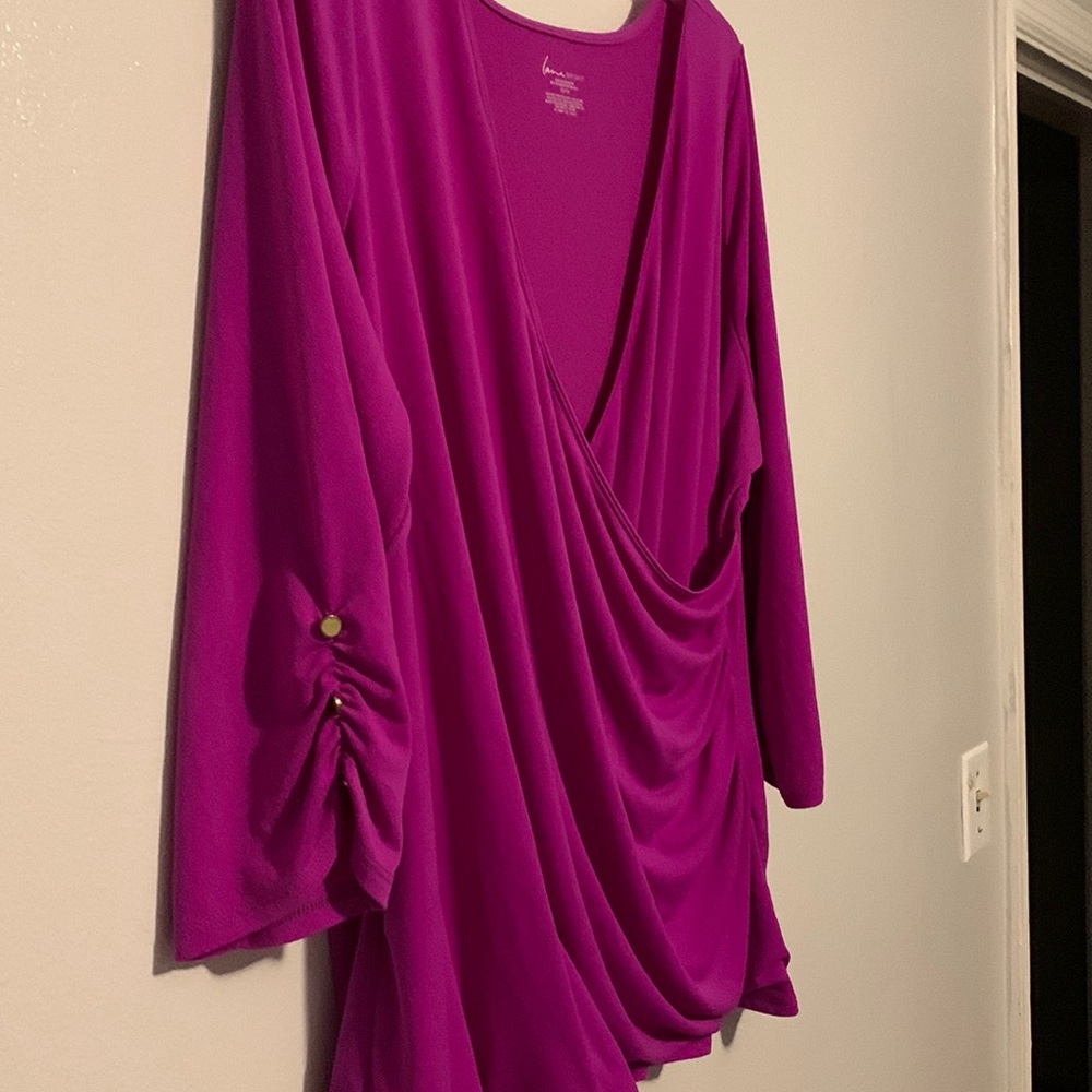 Fuschia Dress top Lane Bryant 22/24